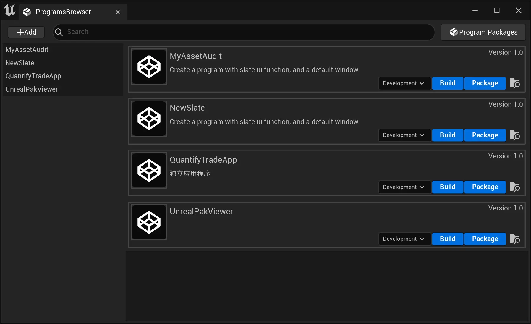 UE-ProgramBrowser 1